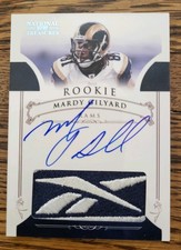 2010 National Treasures Rookie Brand Logo Signatures Mardy Gilyard 01/10!!!Rams 