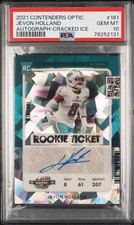 2021 Panini Contenders Optic Rookie Jevon Holland Cracked Ice Ticket /22 PSA 10