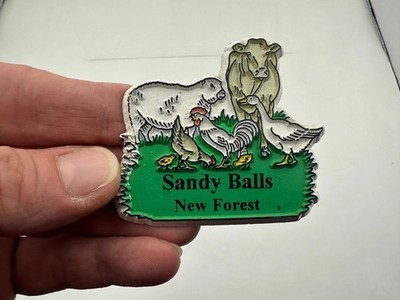 Vintage Sandy Balls New Forest Kühlschrankmagnet