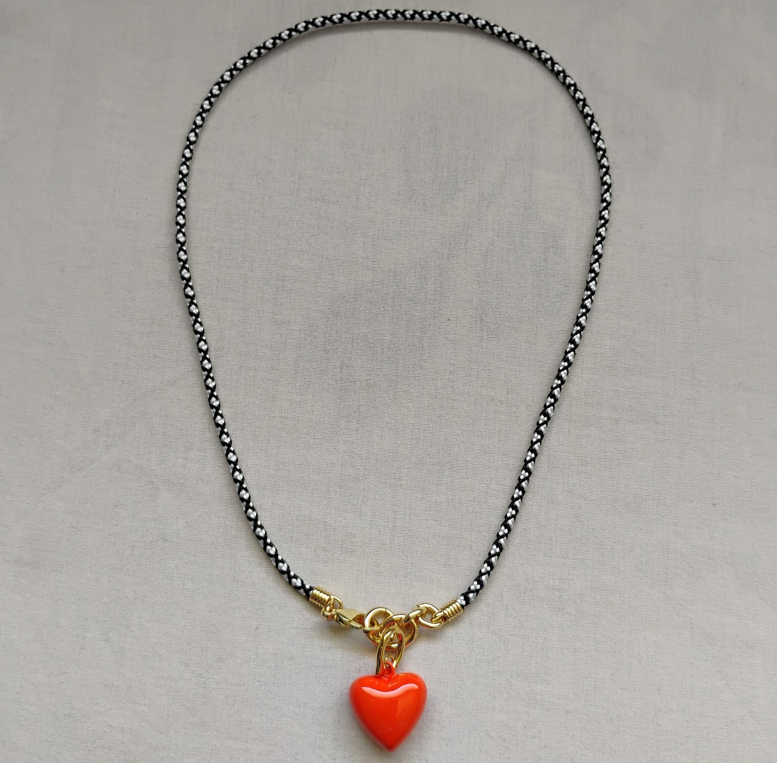 Roxanne Assoulin The Itsy Bitsy Happy Cord Charm Necklace