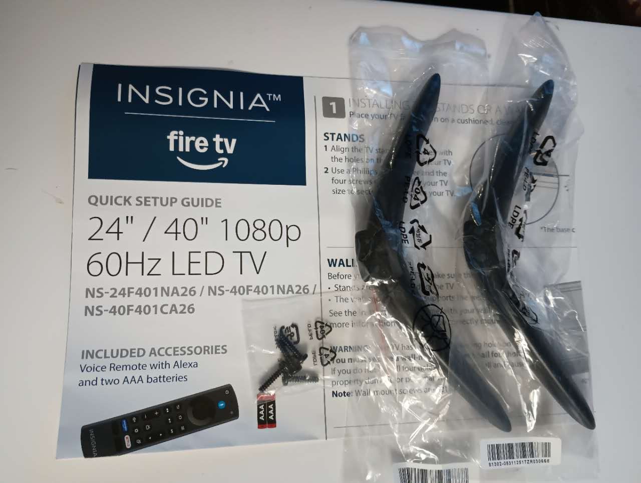 Legs 24" / 40"  1080p 60hz Led Tv Free Shipping