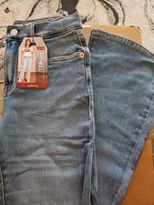 Levis 726 Flare Jeans Girls 12 26X28 Blue Denim Stretch Adjustable High Rise NWT