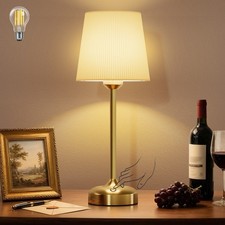Cordless Rechargeable LED Bedside Lamp Touch Dimming Table Lamp Desk Night Light
