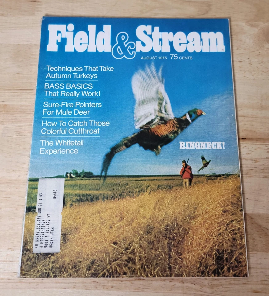 FIELD & STREAM Magazine Lot of 3 Issues - 1975 Vintage - Image 4 of 4