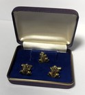 Mimi Di N Frog Cufflinks & Tie Tac, Dated 1977  — photo 3