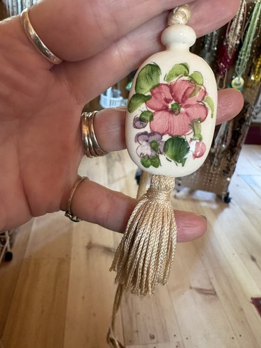 Avon Hand Painted Pendant Vintage