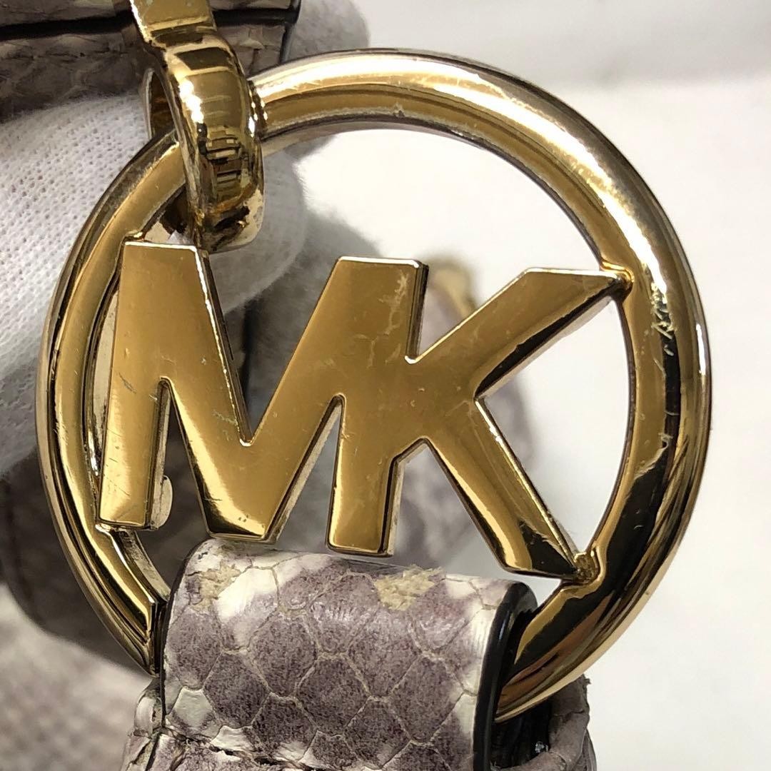 Michael Kors Python Embossed 2Way Shoulder Bag Gr… - image 20