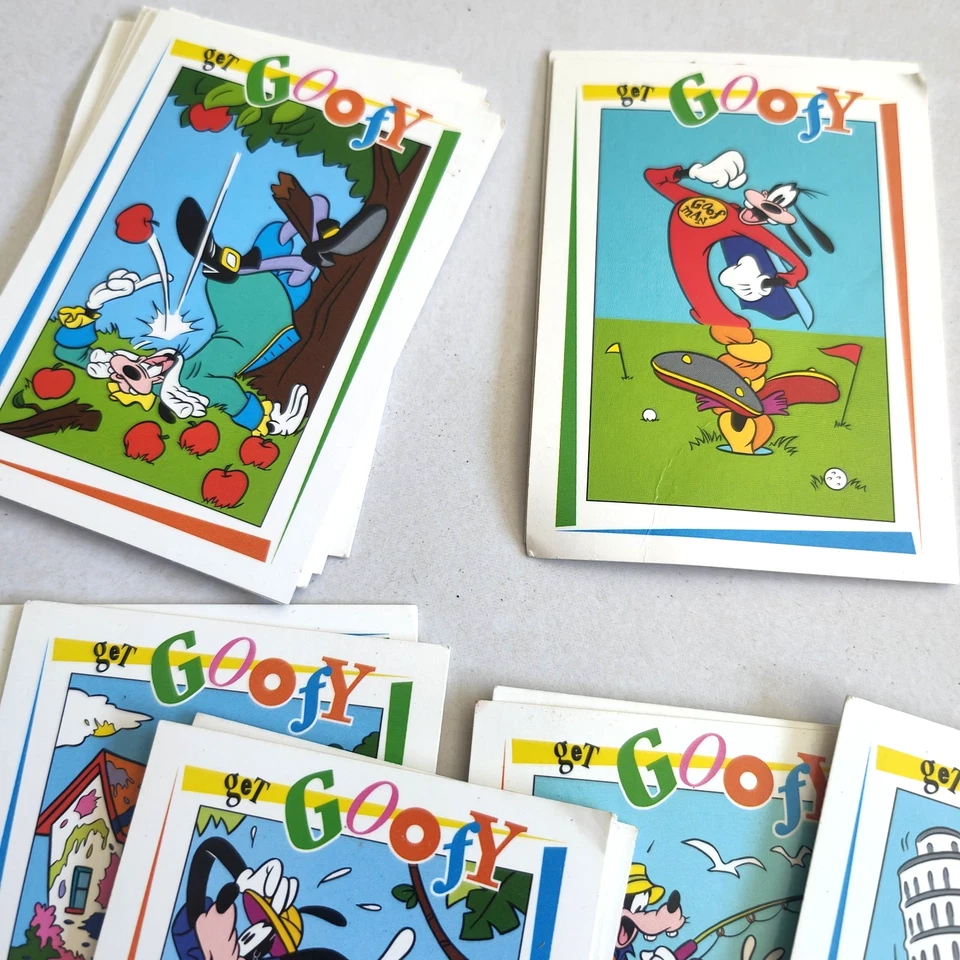 1990s Disney Get Goofy SkyBox Trading Cards x24 Vintage Cartoon Collectables - Image 3 of 4