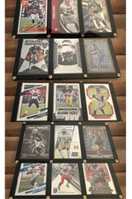 NFL Legends Framed Card Lot (15 Cards) | Brady, Sanders, Jackson, Woodson, Davis