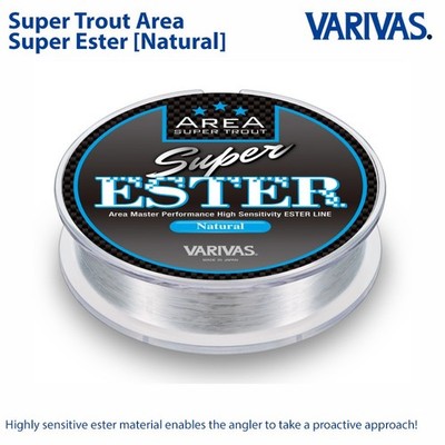 VARIVAS SUPER TROUT AREA Super Ester Natural - Polyester Line made in japan