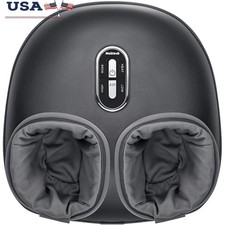 Electric Foot Massager W/ Heat Air Compression Shiatsu Deep Kneading Relief New