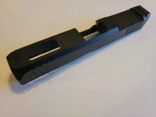 Custom BLEM Stripped Slide for the Glock 19 Gen 1-3 Cerakote Graphite Black