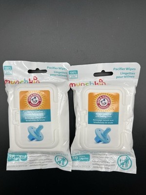 Munchkin Arm & Hammer Pacifier Wipes, 72 Count, 2 Pack