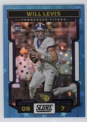 2023 Score Rookies Stars 1/299 Will Levis #303 Rookie RC 09eq