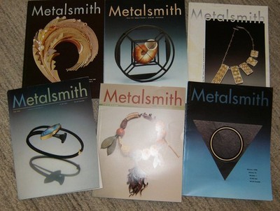 Lot of 6 - METALSMITH   Magazine, Jewelry Design  1995-97