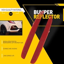 For Honda 2017-21 Civic LED Sedan Rear Reflector Bumper Tail Brake Signal Lights