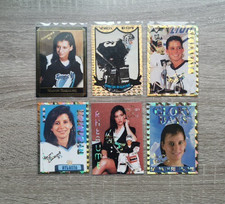 MANON RHEAUME  1990'S LOT OF HOCKEY PRICE GUIDE CARDS TAMPA BAY LIGHTNING PROMOS