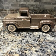 RARE 1959 Vintage Tonka Step Side Original Distresed Brown Pick Up Truck