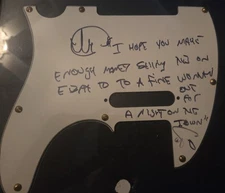 Trey Anastasio Phish Autographed Signed Guitar Pickguard 