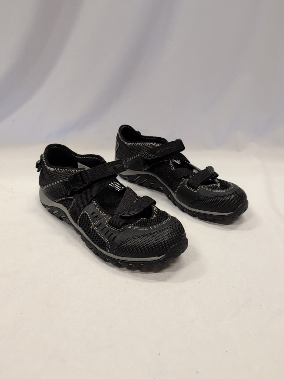 Ballerine Merrell donna Waterpro Crystal escursionismo maglia nera gancio e passante taglia 8 5