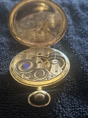 Antique Elgin 12 size pocket watch 17 Jewel G384