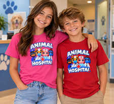 Animal Hospital Roblox Characters Kids Tee | gamers graphic