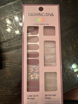 Dashing Diva Gloss Ultra Shine Gel Palette. After Glow 32 Nail Strips