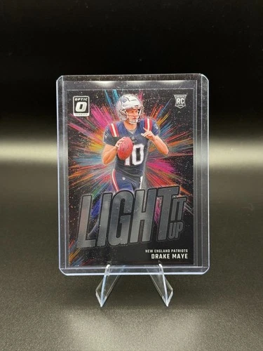 2024 Panini Donruss Optic - Light It Up Drake Maye #7 (RC) Rookie Patriots