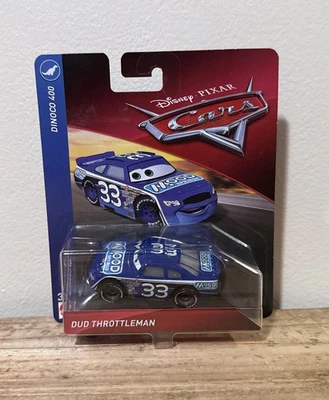Disney Pixar Cars Dud Throttleman #33 Mood Springs Dinoco 400 Mattel - Bild 1 von 2