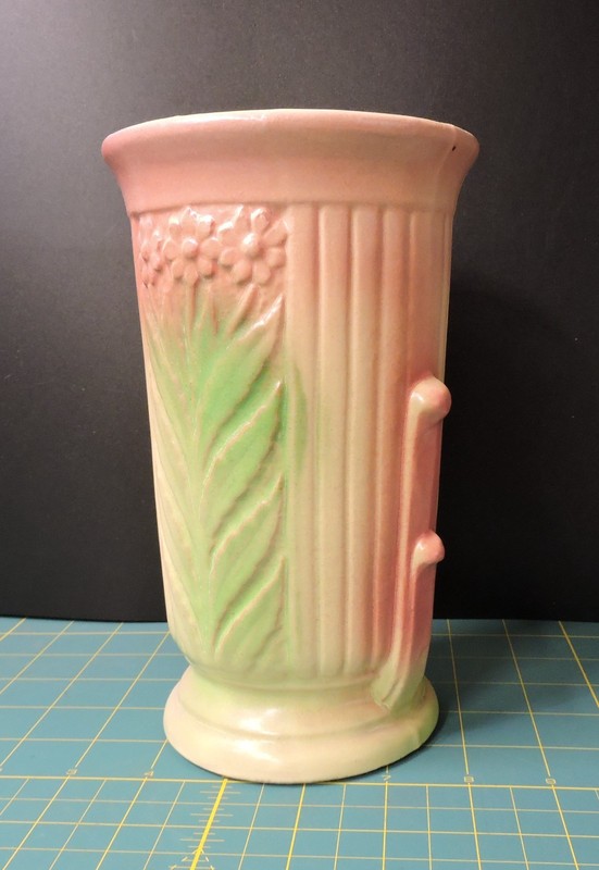 Vase Vintage Floral USA Pottery Robinson Ransbottom  160/5 - Very Nice