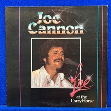 Joe Cannon Live at the Crazy Horse Private Label Vinyl Record LP NM-/NM-