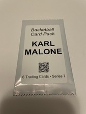 Karl Malone Basketball Card Lot Pack 6 Cards Gift Ready Rip Pack No Duplicates