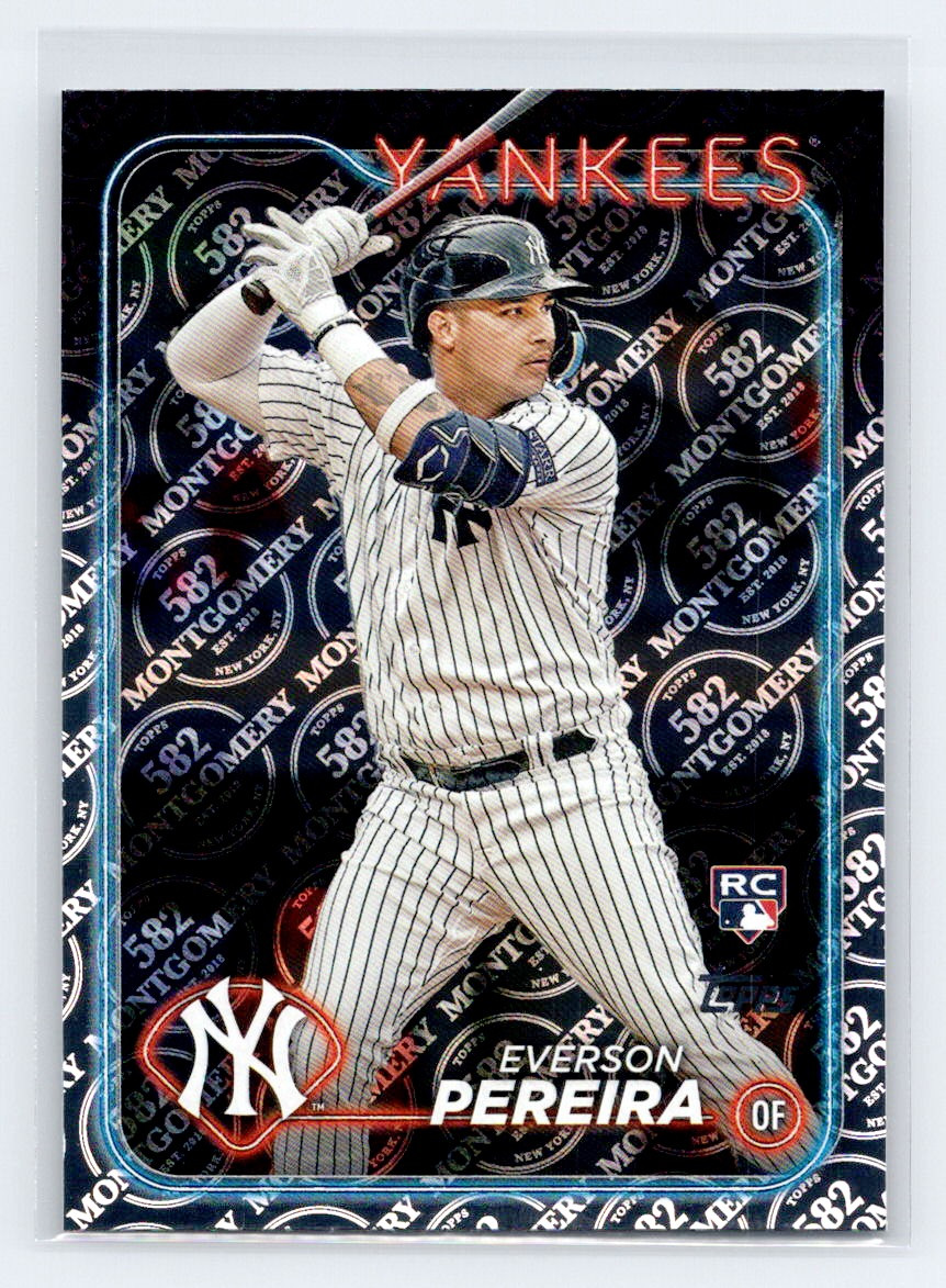 Everson Pereira 2024 Topps #461 582 Montgomery Club Foil Rookie