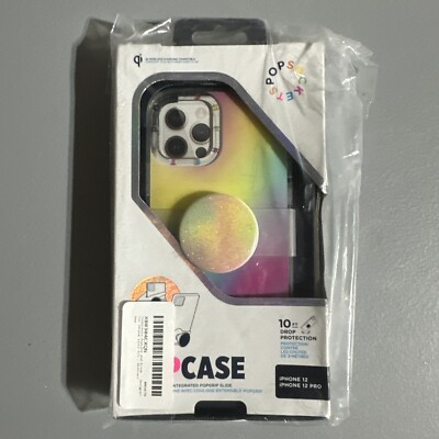 PopSockets PopCase For Apple iPhone 12/12Pro PopGrip Slide