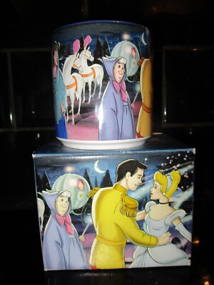 DISNEY STORE CINDERELLA CLASSICS TASSE 90ER JAHRE UGLY SISTERS BRANDNEU SEHR SELTEN