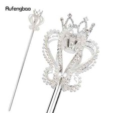 Silver White Alloy Fairy Wands for Girl Princess Wands for Kids Angel Wand