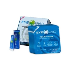 EYELIVIO Dry Eye Care Pack: 1 5gr Ointment, 7 Self-Heated Steam Masks