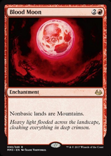 Blood Moon Modern Masters 2017 Lightly Played, English - MTG - Picture 1 of 1