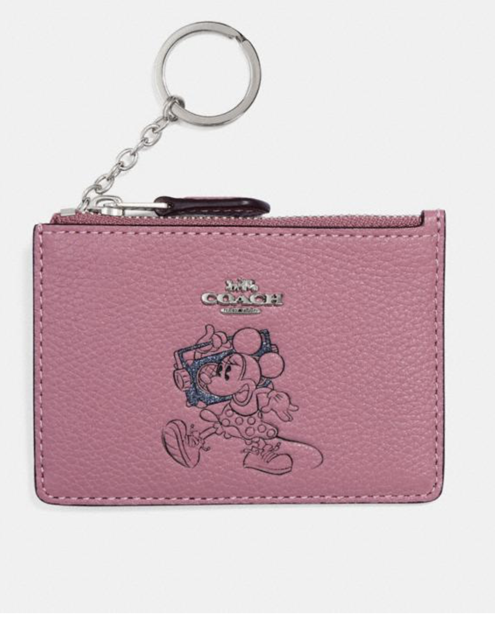 【まーちゃん】COACH ミッキー 二つ折り財布 ピンク s-l1200.png