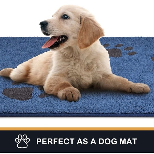 PURRUGS Dirt Trapper Door Mat 24"x35.5" Non-Slip Machine Washable Entry Rug - Picture 6 of 8