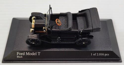 *B6) Paul's Model Art MiniChamps 1:43 Diecast 1914 Ford Model T Touring schwarz - Bild 5 von 20