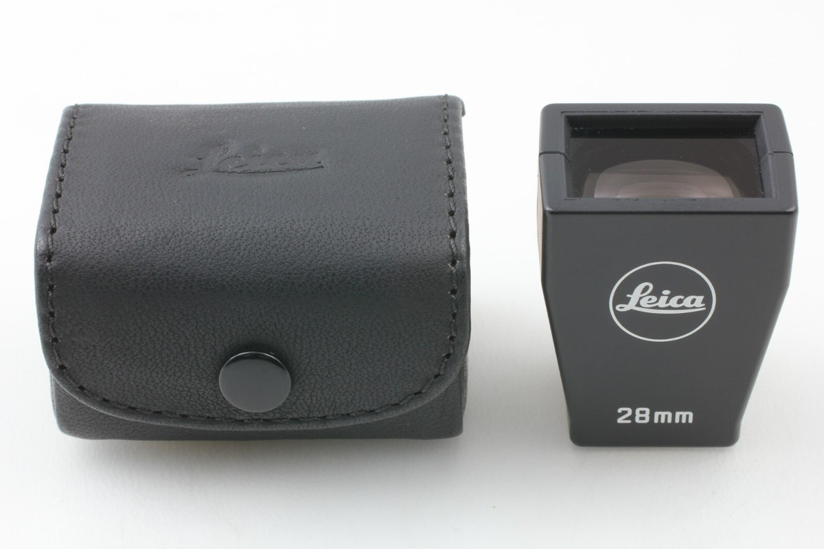 TOP MINT w/ Case】Leica 12017 28mm View Finder Bright Line TOP MINT w/ Case】Leica 12017 28mm View Finder Bright Line