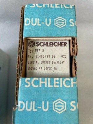 Schleicher Modul UBA R Digital Output 16xRelay 250VAC 4A 24VDC 2A - neu