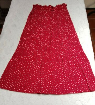 NWT Exlura High Waist Polka Dot Pleated 