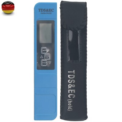 Digital Tester TDS EC Wassertest Meter Messgerät Leitwertmessgerät 0-9999ppm