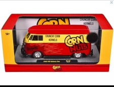 1960 VOLKSWAGEN DELIVERY VAN "CORN NUTS" 1/24 DIECAST MODEL BY M2 40300-119 A