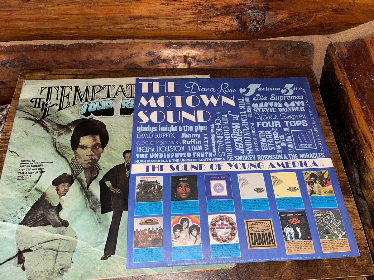 THE TEMPTATIONS - Solid Rock - Vinyl LP - GORDY - G961L - rare OG