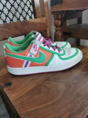 Nike vandal trainers size UK low green orange 312492-133 UK