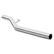 STAINLESS EXHAUST RESONATOR SILENCER DELETE PIPE FOR SKODA FABIA 5J VRS 10-14
