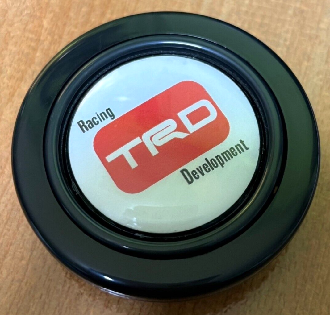 TRD Racing Development Horn Button for SPARCO OMP NARDI | White